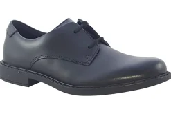 BOY Clarks Junior Boys | Laced<Scala Loop K Black Boys Leather School Shoes