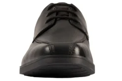 BOY Clarks Junior Boys | Senior Boys<Scala Step Y Black Boys Leather School Shoes