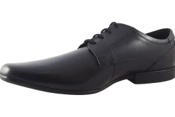 BOY Clarks Mens Shoes | Senior Boys<Sidton Lace Black Mens Leather Shoes