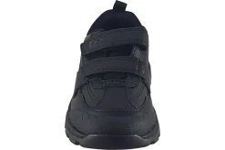 BOY Clarks Junior Boys | Velcro<Steggy2 Pace K Black Boys Leather School Shoes
