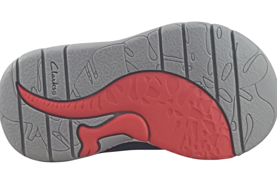 BOY Clarks Velcro | Boys First Shoes<Steggy Tail T Boys Fashion Trainers