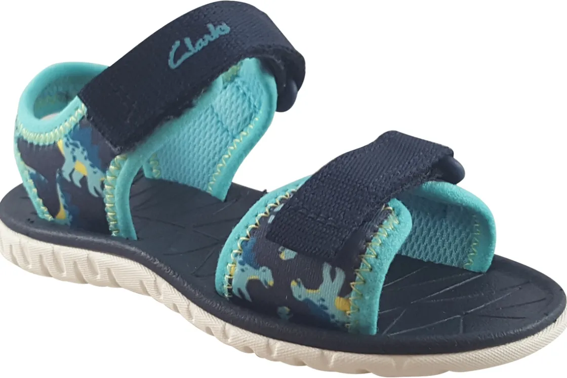 BOY Clarks Velcro | Boys Sandals<Surfing Tide T Boys Sandals