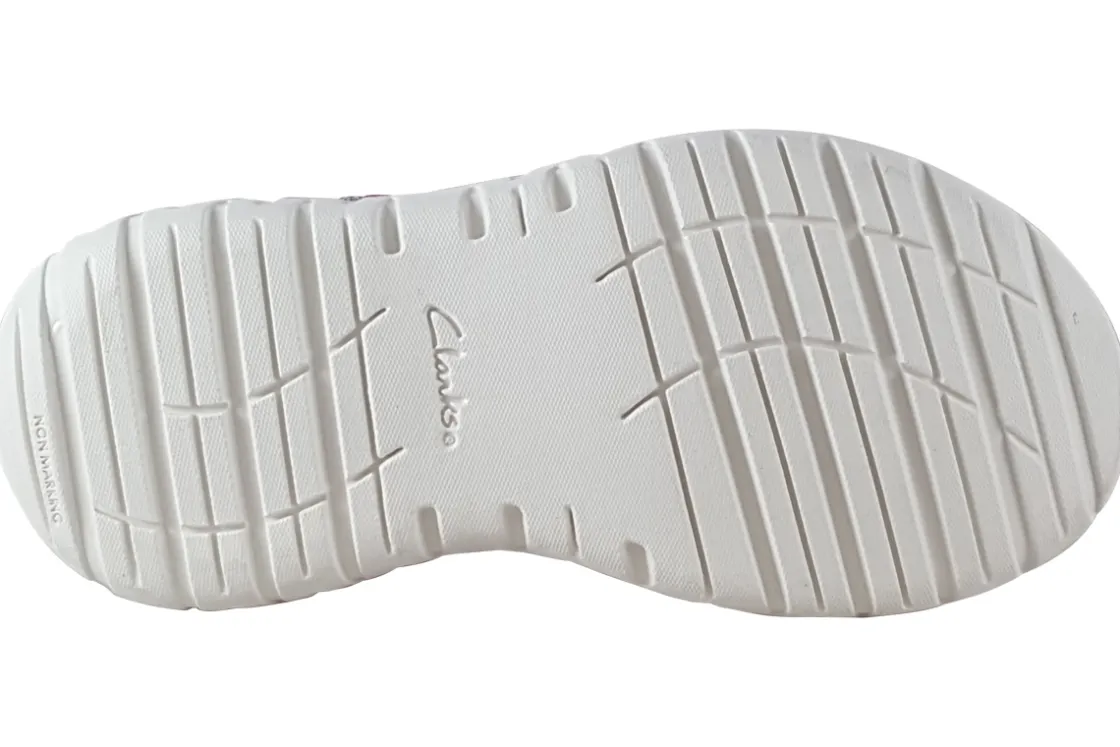 Clarks Velcro | Girls Sandals<SurfingTide K.O (F Fit) Girls Leather Patent Sandals