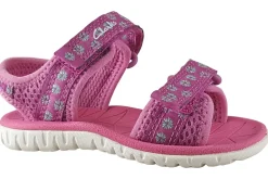 Clarks Girls Sandals | Velcro<SurfingTide T.O (F Fit) Girls Leather Patent Sandals