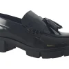 Women Clarks Senior Girls | Womens Shoes<Teala Loafer Black Womens Leather Patent Shoes