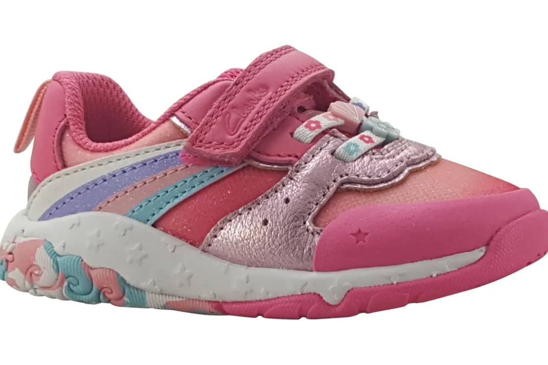 Clarks Velcro | Girls Trainers<Tidal Star T. Girls Sports trainers