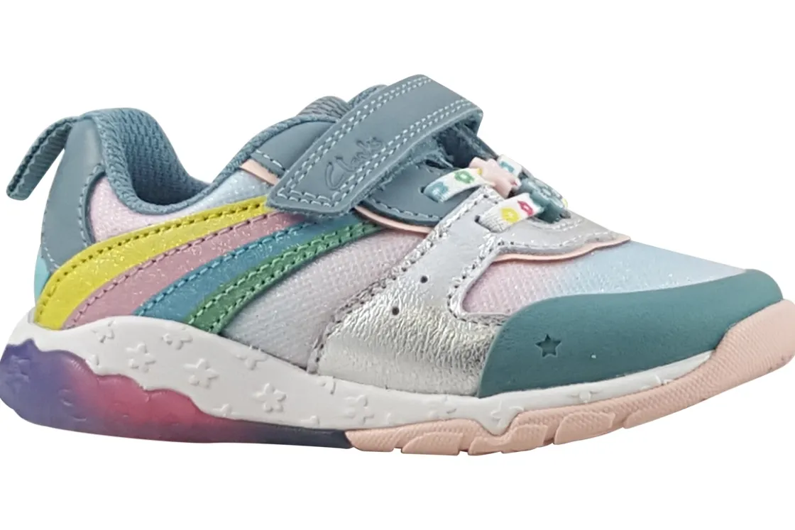 Clarks Velcro | Girls Trainers<Tidal Star T. Girls Sports trainers