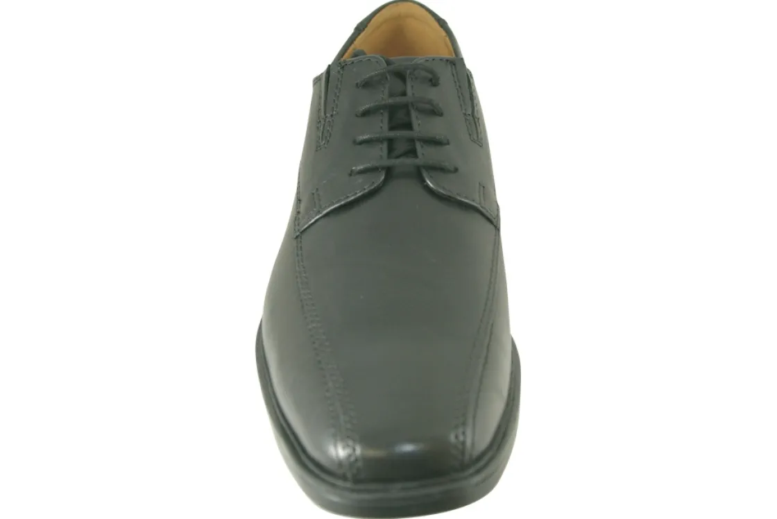 BOY Clarks Mens Shoes | Senior Boys<Tilden Walk Black Mens Leather Shoes