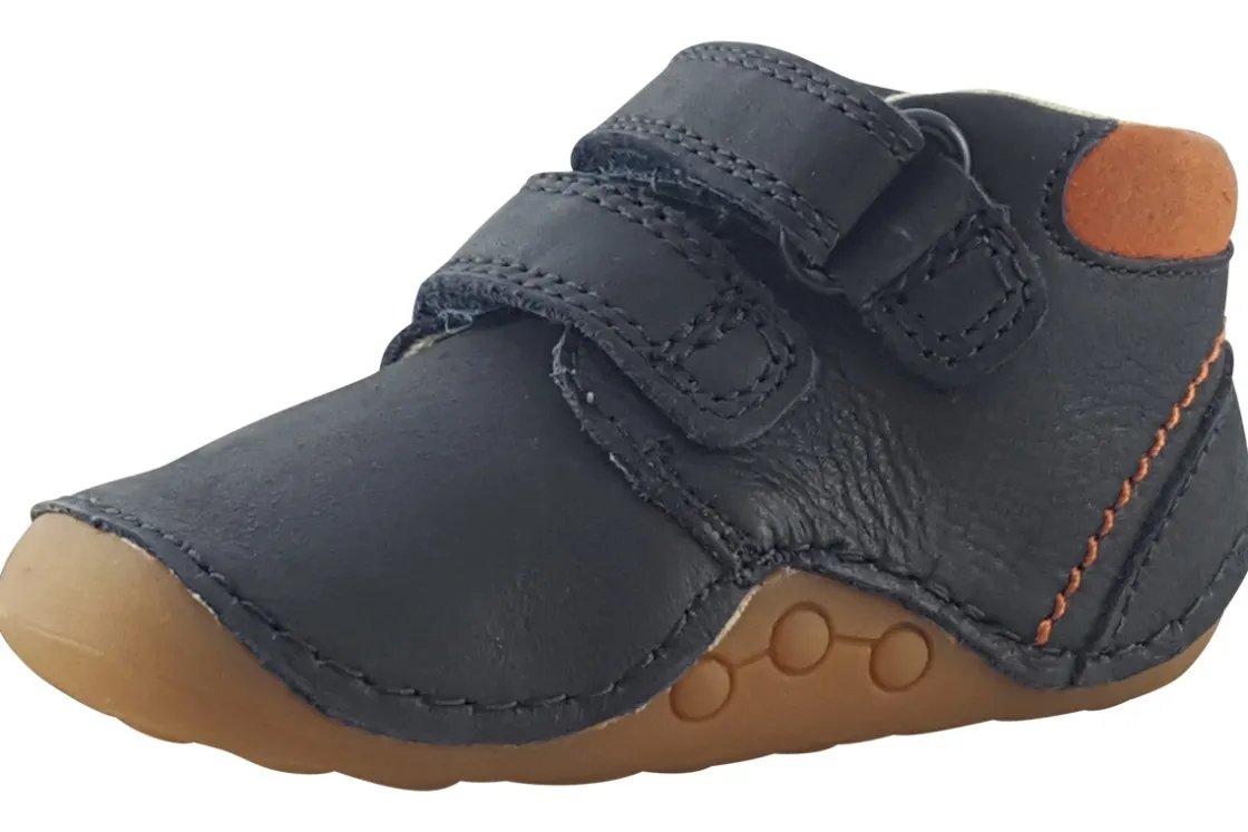 BOY Clarks Velcro | Podiatrist Approved<Tiny Play T Boys Leather First Shoes