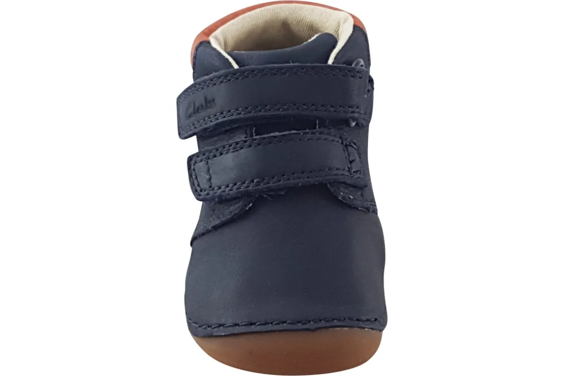 BOY Clarks Velcro | Podiatrist Approved<Tiny Play T Boys Leather First Shoes