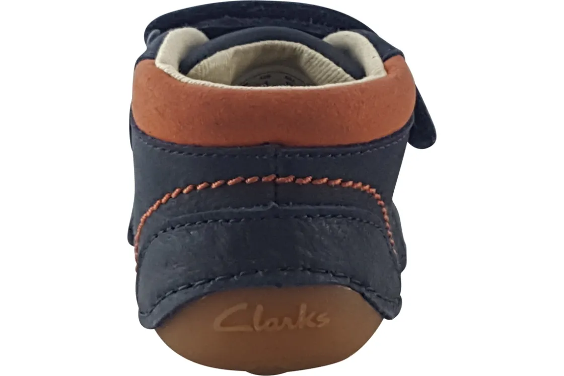 BOY Clarks Velcro | Podiatrist Approved<Tiny Play T Boys Leather First Shoes