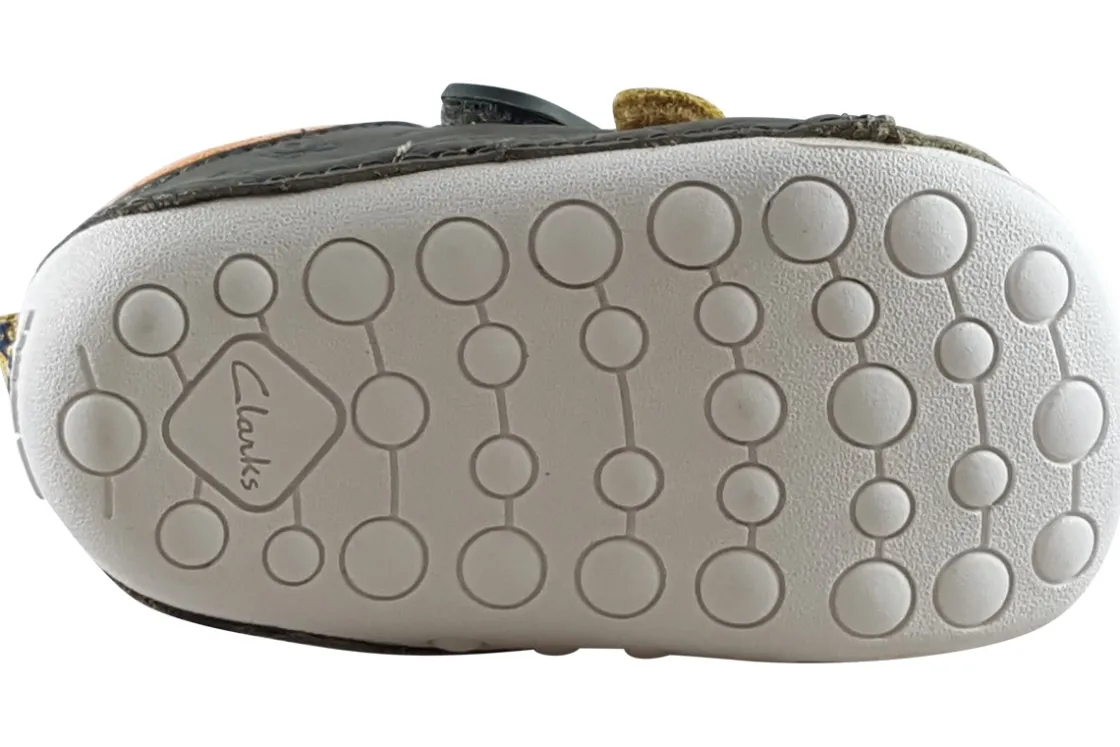 BOY Clarks Velcro | Podiatrist Approved<Tiny Rex T Boys Leather First Shoes