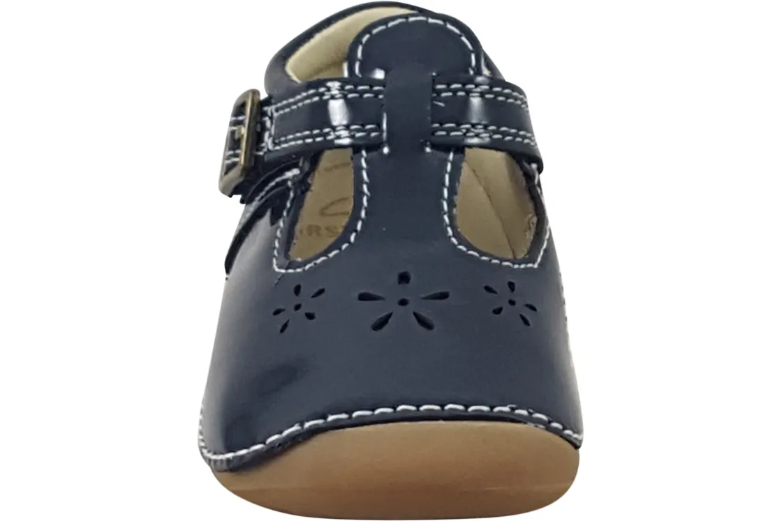 Clarks Velcro | Girls First Shoes<Tiny Skip T. Girls First Shoes Navy