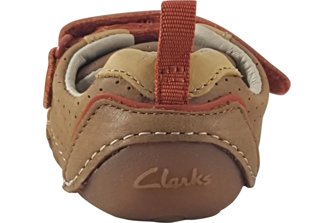 BOY Clarks Velcro | Boys First Shoes<Tiny Sky T Boys Leather First Shoes