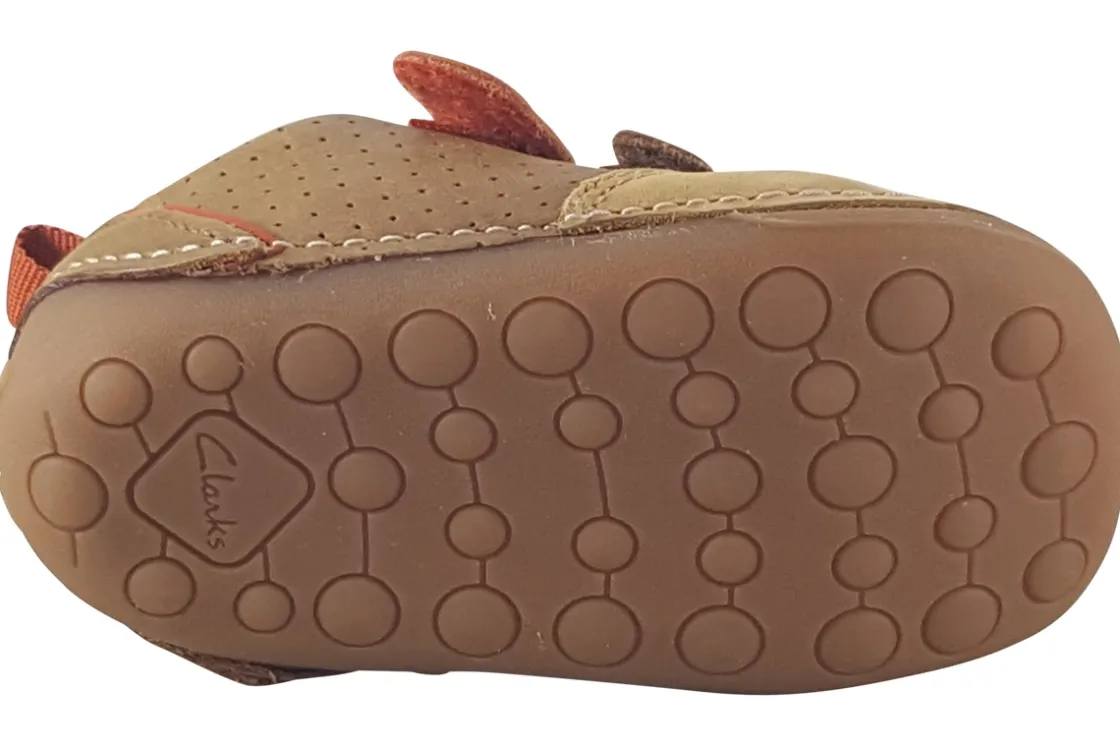 BOY Clarks Velcro | Boys First Shoes<Tiny Sky T Boys Leather First Shoes