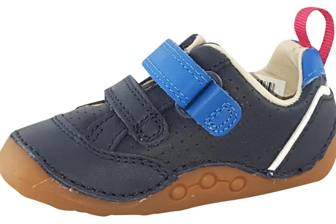 BOY Clarks Velcro | Boys First Shoes<Tiny Sky T Boys Leather First Shoes