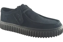 Clarks Mens Shoes<Torhill Lo Black Mens Suede Shoes
