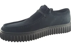 Clarks Mens Shoes<Torhill Lo Black Mens Suede Shoes