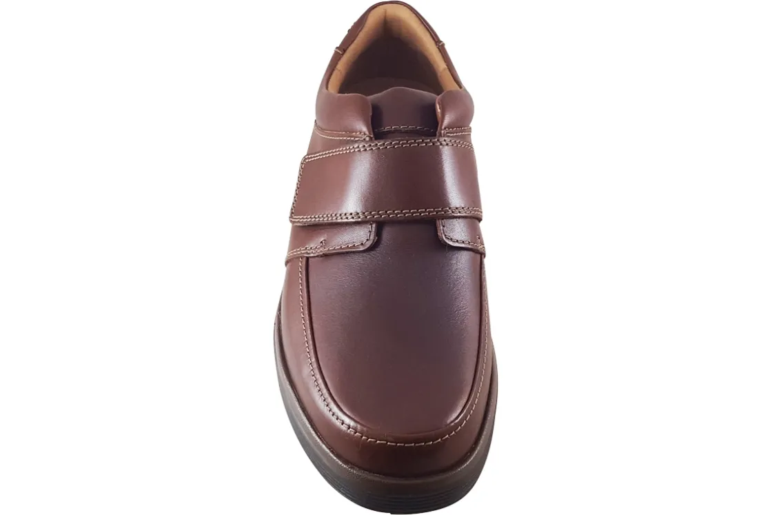Clarks Mens Shoes | Apron Toe<Un Abode Strap Mens Leather Shoes