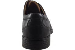 Clarks Mens Shoes | Plain Toe<Un Aldric Lace Black Mens Leather Shoes