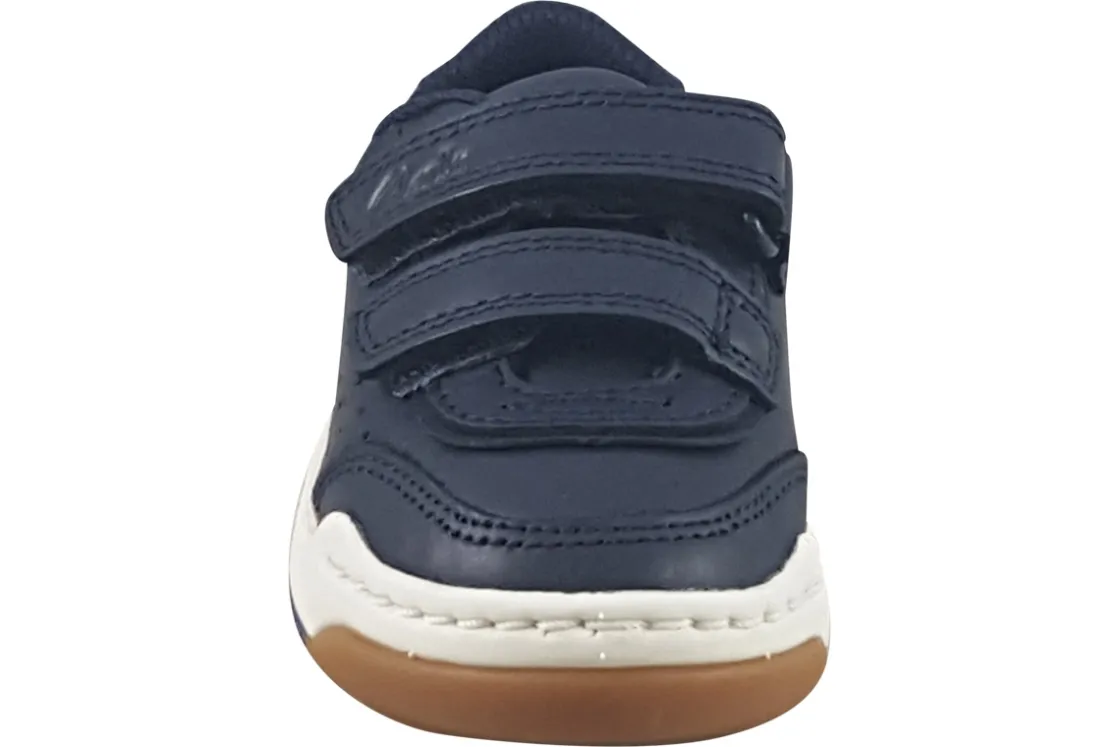 BOY Clarks Velcro | Boys Shoes<Urban Solo T Boys Leather Fashion Trainers