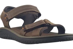 Clarks Mens Sandals<Wesley Shore Mens Leather Sandals Beeswax