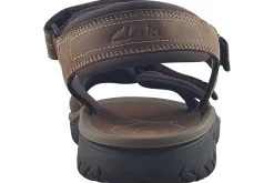 Clarks Mens Sandals<Wesley Shore Mens Leather Sandals Beeswax