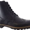 Clarks Apron Toe | Brogues<WestcombeLimit Black Mens Leather Brogue Shoes