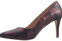 Women Cocco Ritz Womens Shoes<Davina 1019 Womens Burgundy Court Shoes