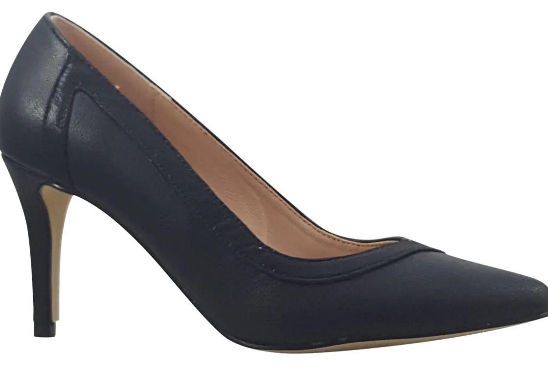 Women Cocco Ritz Womens Shoes<Effie 1015 Womens Black Court Shoes