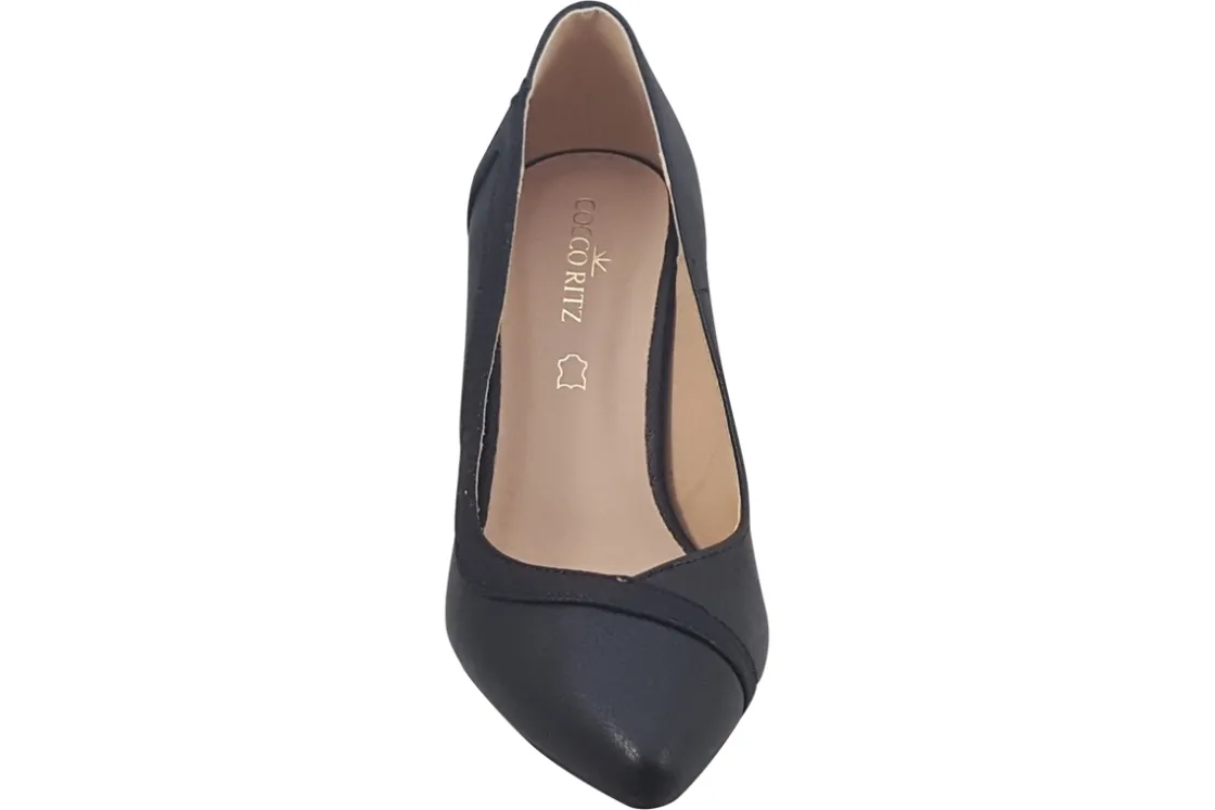 Women Cocco Ritz Womens Shoes<Effie 1015 Womens Black Court Shoes