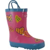Cotswold Pull On | Removable Insole<Puddle Hearts Girls Wellingtons
