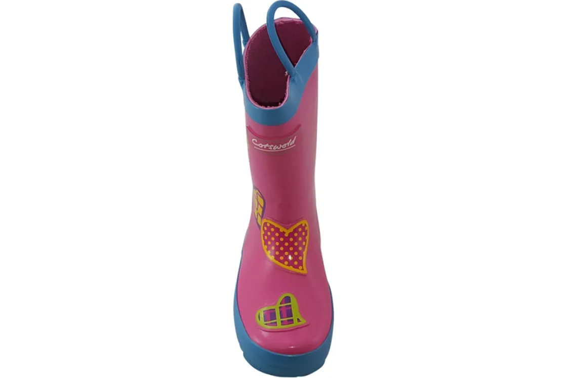 Cotswold Pull On | Removable Insole<Puddle Hearts Girls Wellingtons