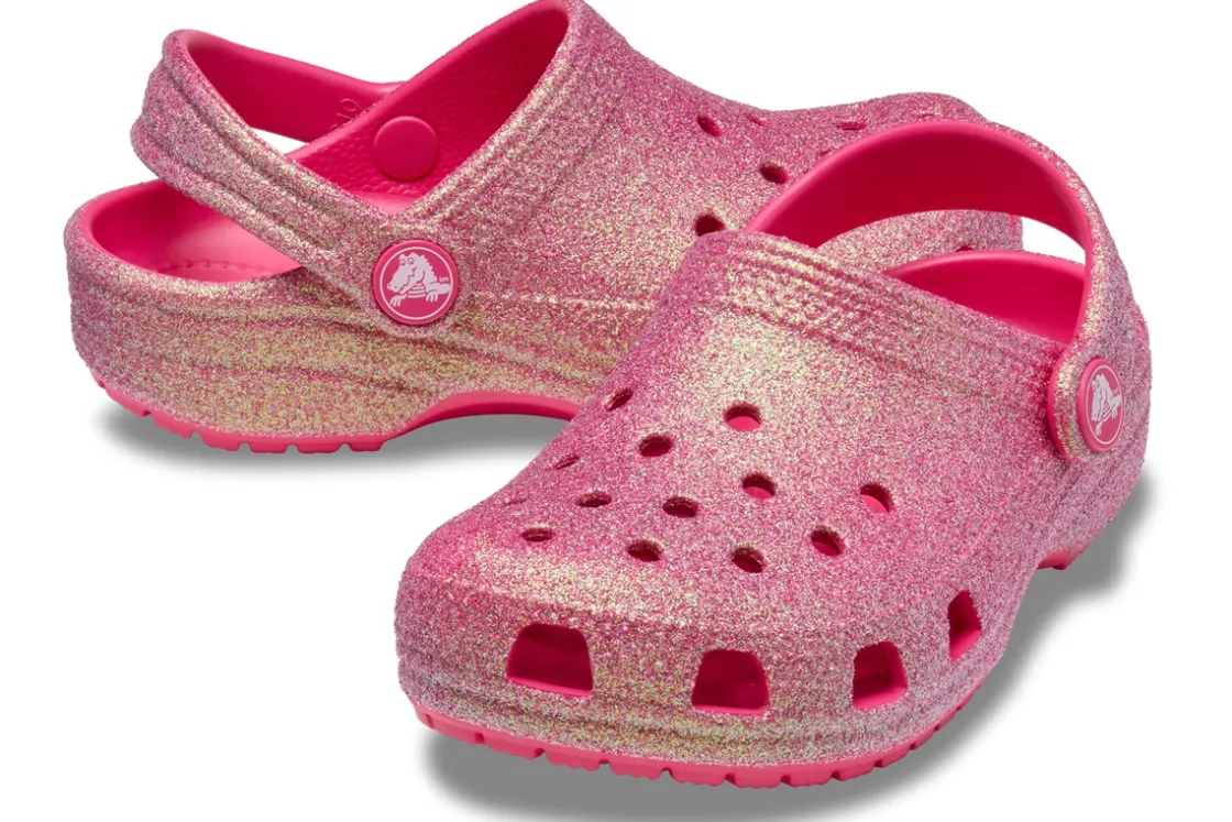 Crocs Washable | Girls Sandals<Classic Glitter Clg 210985 Girls Sandals