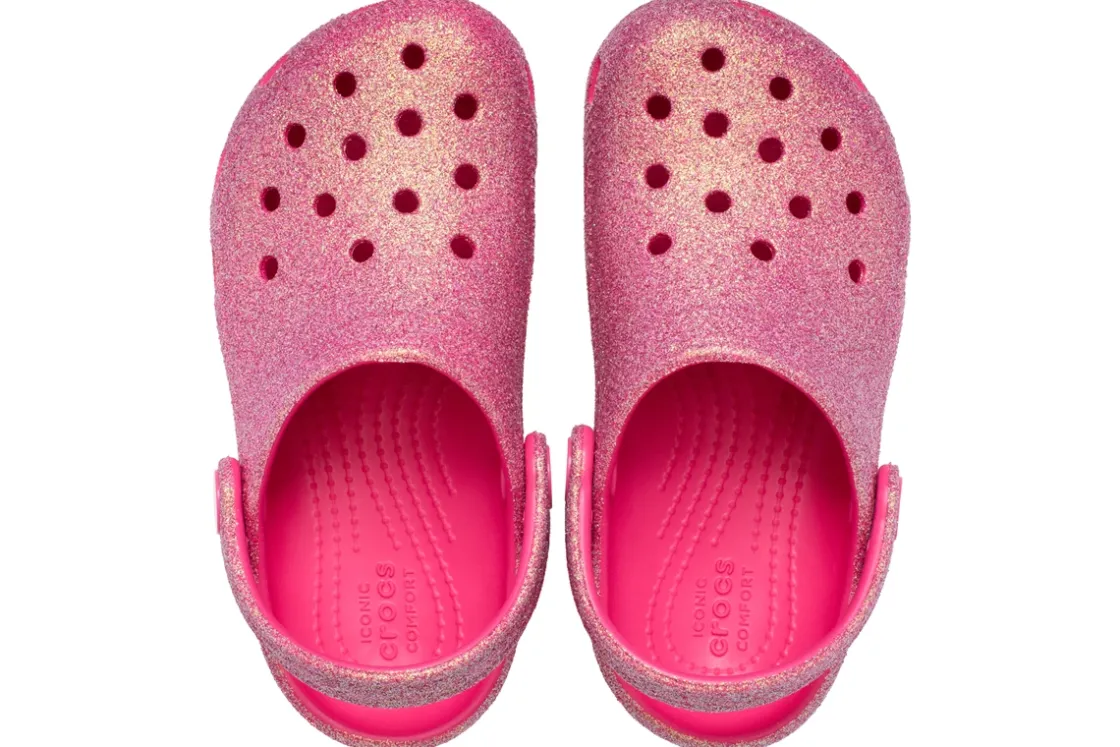 Crocs Washable | Girls Sandals<Classic Glitter Clg 210985 Girls Sandals