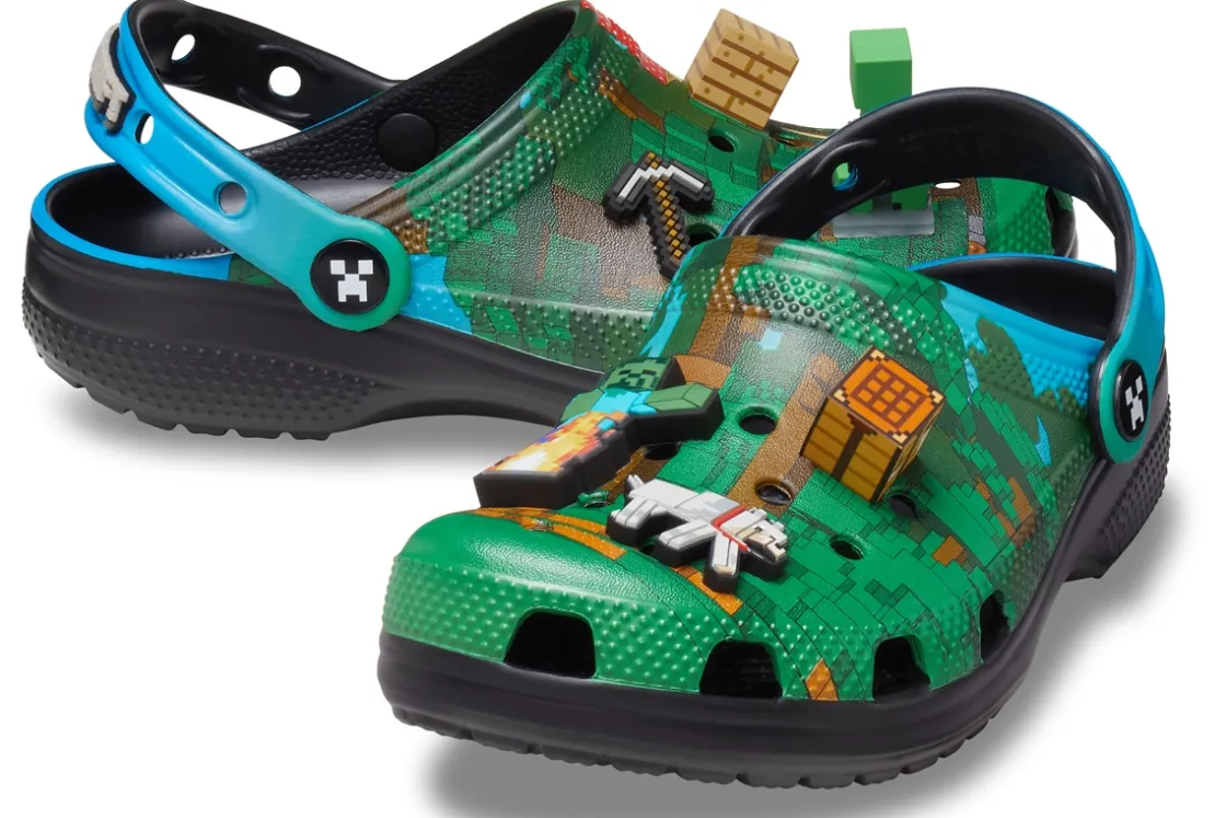 BOY Crocs Slip-On | Boys Sandals<Minecraft Clog 210830 Boys Sandals