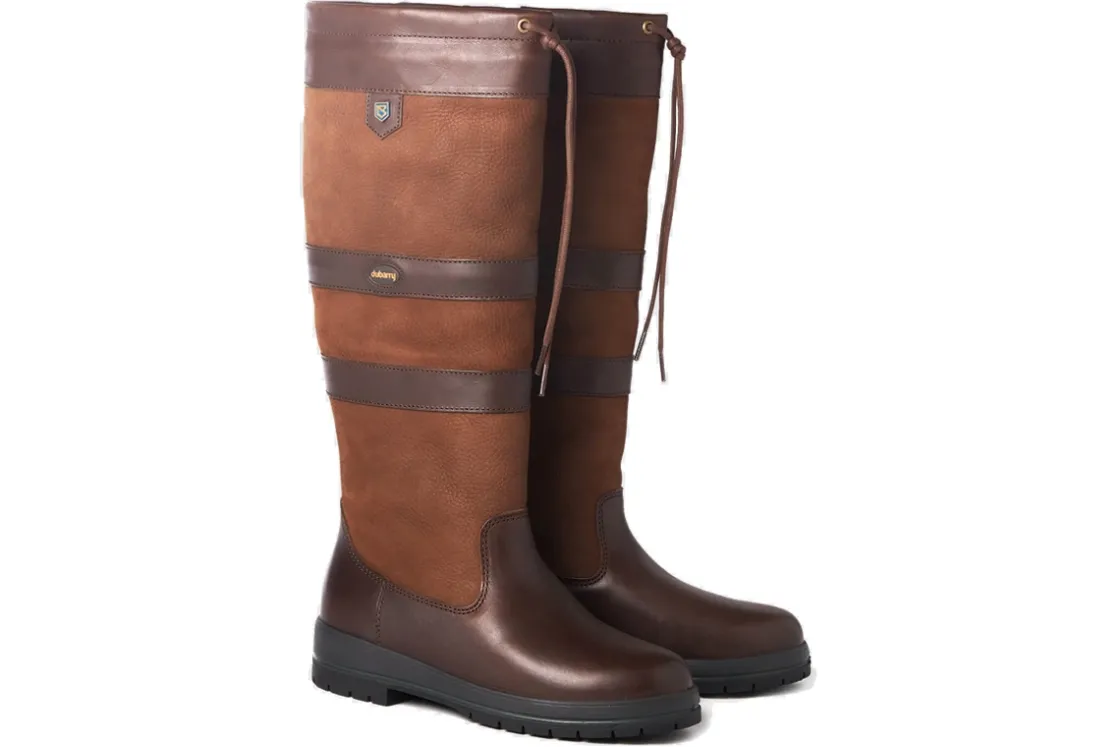 Women Dubarry Womens Boots<Galway ExtraFit 3931 Womens Water Resistant Leather Long Leg Boots