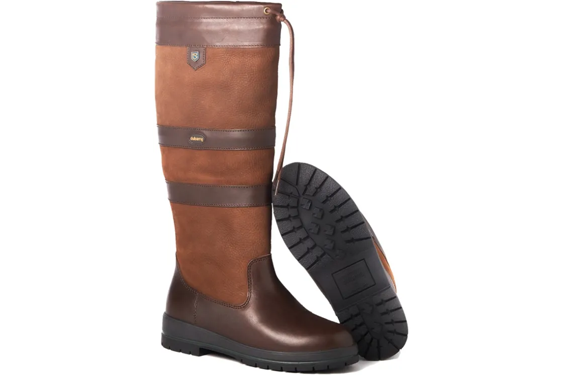 Women Dubarry Womens Boots<Galway ExtraFit 3931 Womens Water Resistant Leather Long Leg Boots