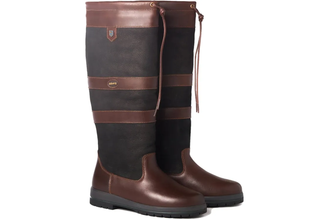 Women Dubarry Womens Boots<Galway ExtraFit 3931 Womens Water Resistant Leather Long Leg Boots