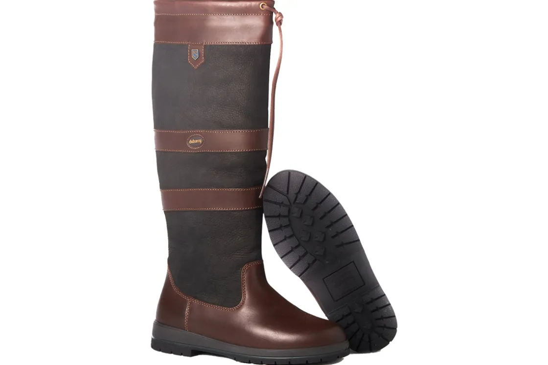 Women Dubarry Womens Boots<Galway ExtraFit 3931 Womens Water Resistant Leather Long Leg Boots