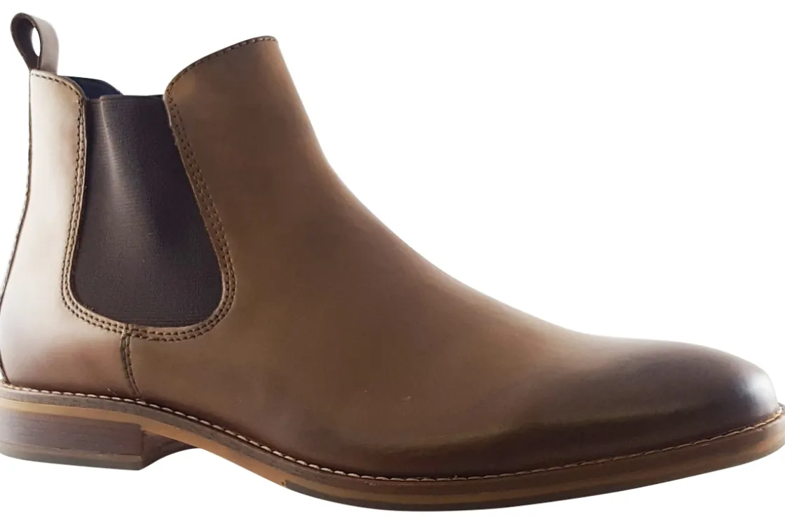 Dubarry Plain Toe | Mens Boots<Steed 5824 Tan Mens Leather Boots
