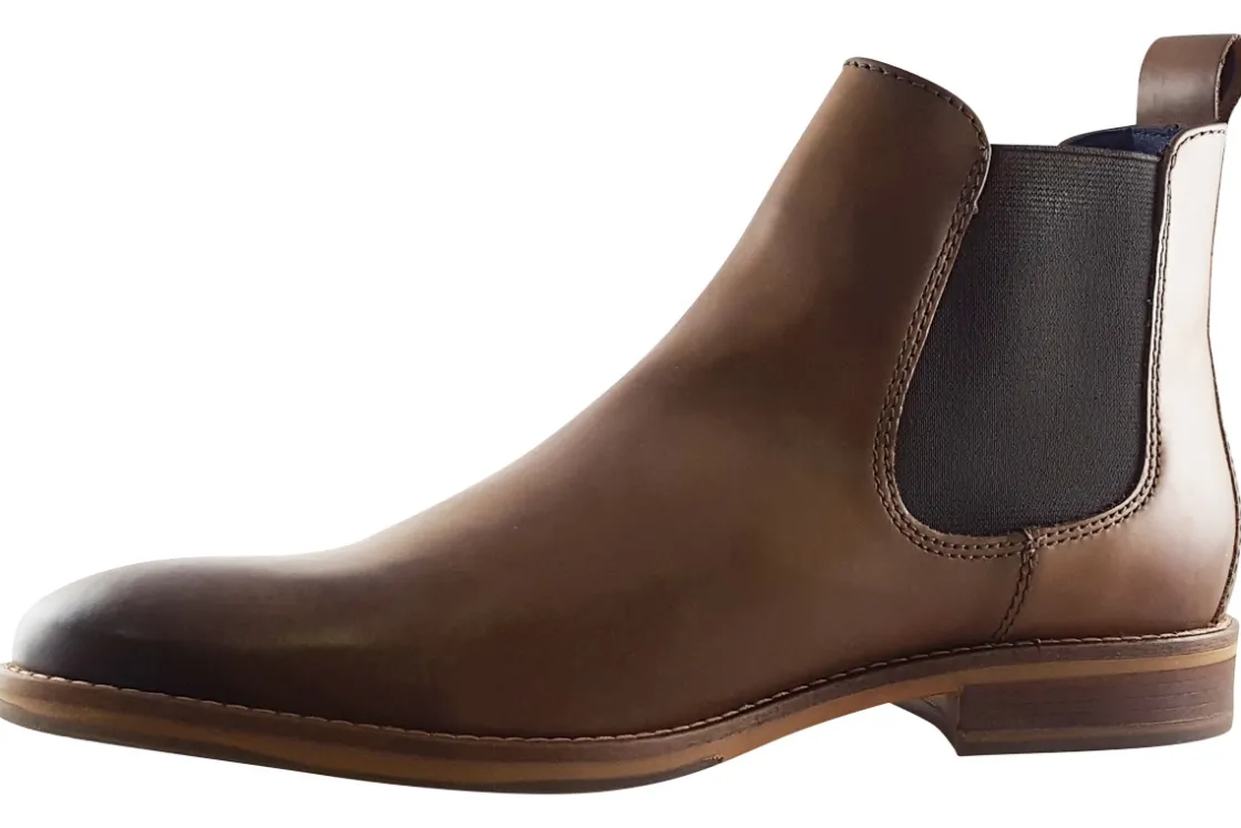 Dubarry Plain Toe | Mens Boots<Steed 5824 Tan Mens Leather Boots