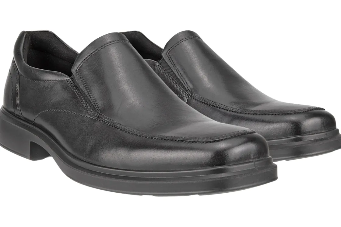 Ecco Apron Toe | Mens Shoes<Helsinki 2 Slip 500154 Black Mens Leather Shoes