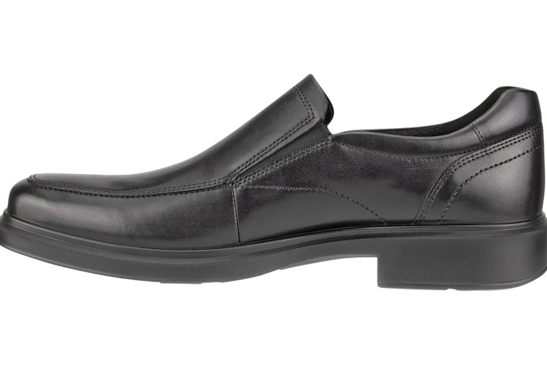 Ecco Apron Toe | Mens Shoes<Helsinki 2 Slip 500154 Black Mens Leather Shoes