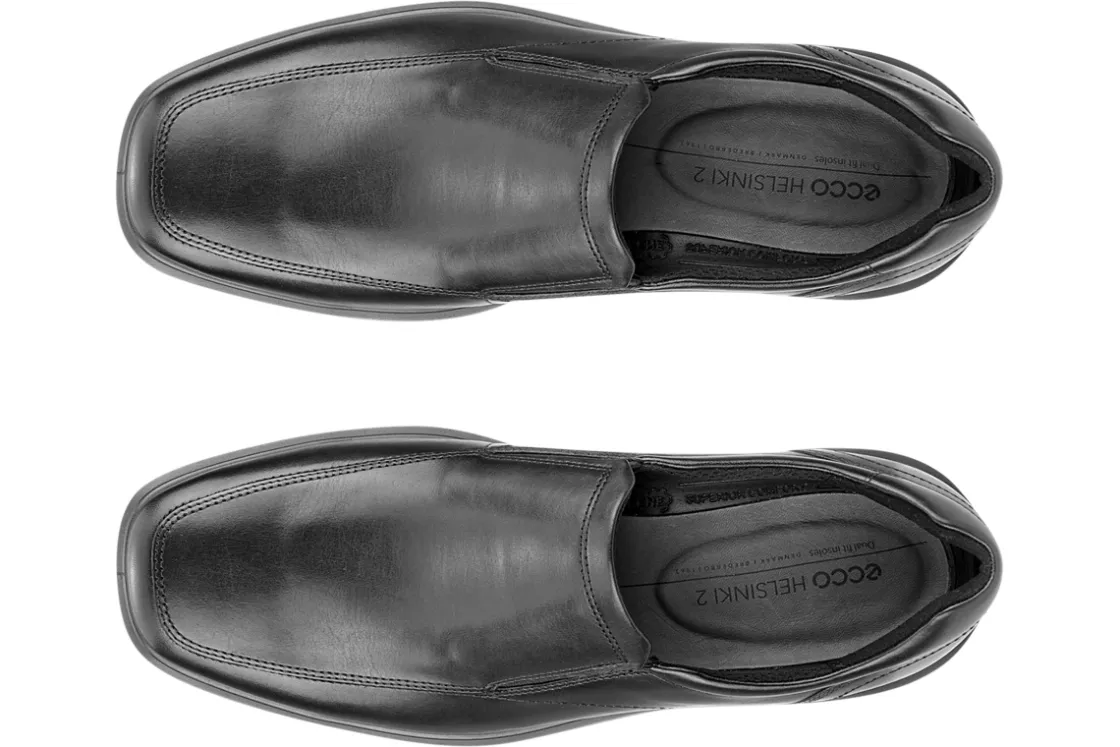 Ecco Apron Toe | Mens Shoes<Helsinki 2 Slip 500154 Black Mens Leather Shoes