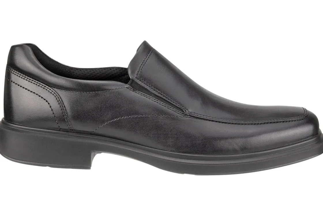 Ecco Apron Toe | Mens Shoes<Helsinki 2 Slip 500154 Black Mens Leather Shoes