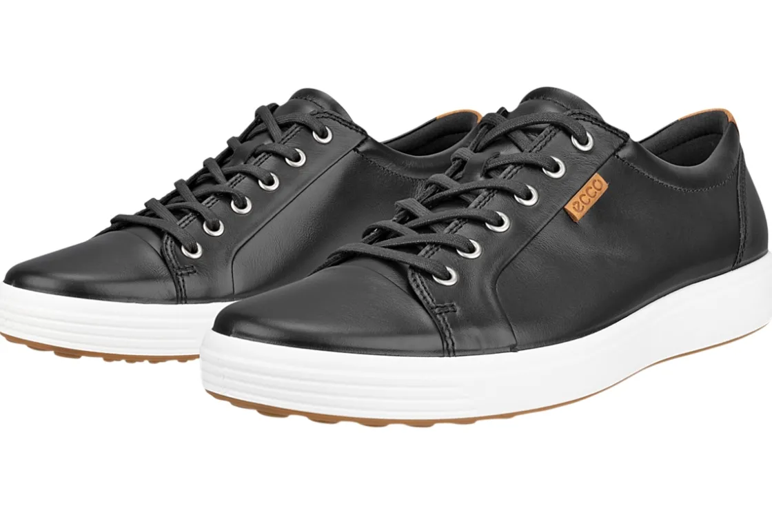 Ecco Plain Toe | Mens Shoes<Soft 7 430004 Mens Leather Fashion Trainers