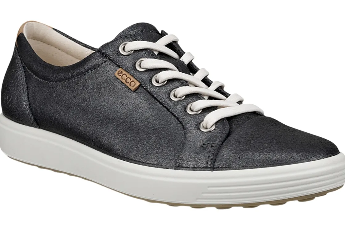 Women Ecco Womens Fashion Trainers<Soft 7 430003 Womens Leather Fashion Trainers