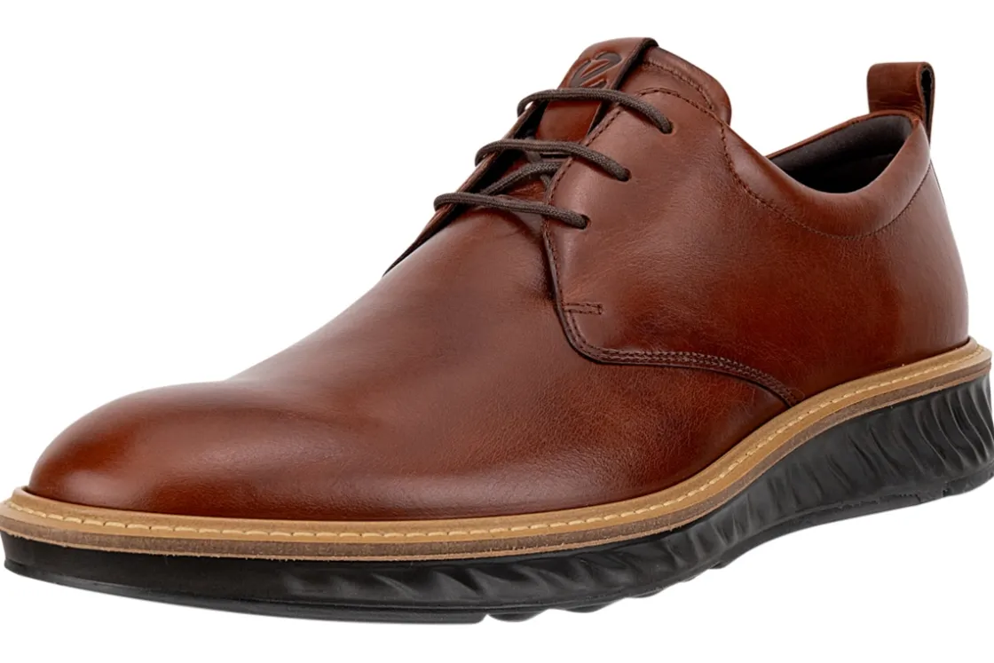 Ecco Mens Shoes | Plain Toe<ST1 Hybrid 836404 Mens Leather Shoes