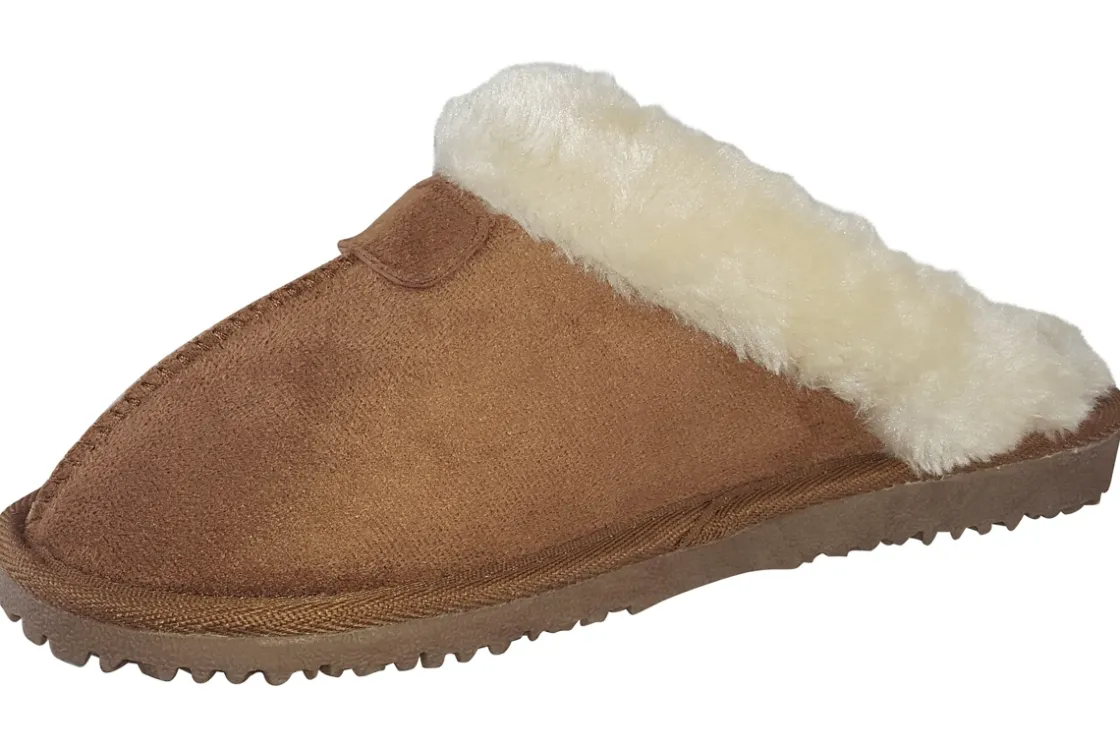 Women Ella Womens Slippers<Jill 2 Womens Suede Effect Slippers